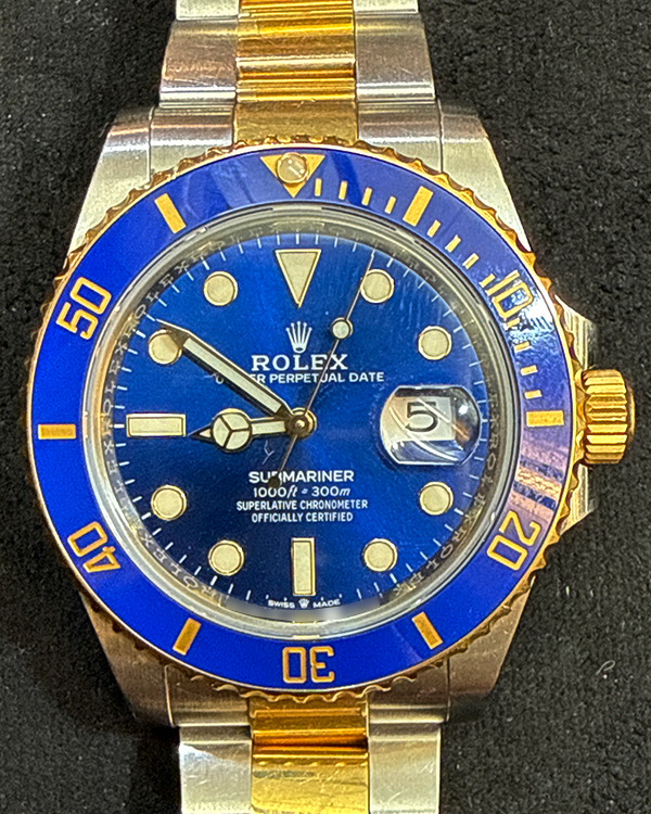 2020 Rolex Submariner Date "Bluesy" 41MM Blue Dial Two-Tone Oyster Bracelet (126613LB)