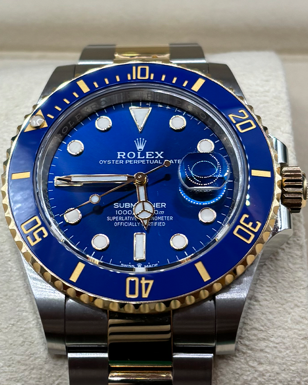 2023 Rolex Submariner Date "Bluesy" 41MM Blue Dial Two-Tone Oyster Bracelet (126613LB)