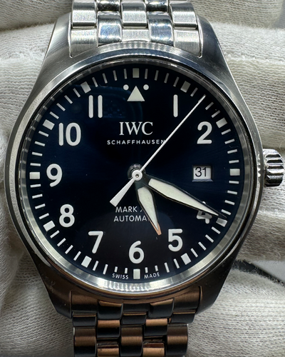 2021 IWC Schaffhausen Pilot Mark XVIII "Le Petit Prince" 40MM Blue Dial Steel Bracelet (IW327016)