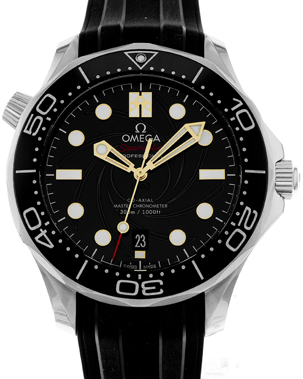 2019 Omega Seamaster Diver 300M 42MM Black Dial Rubber Strap (210.22.42.20.01.004)