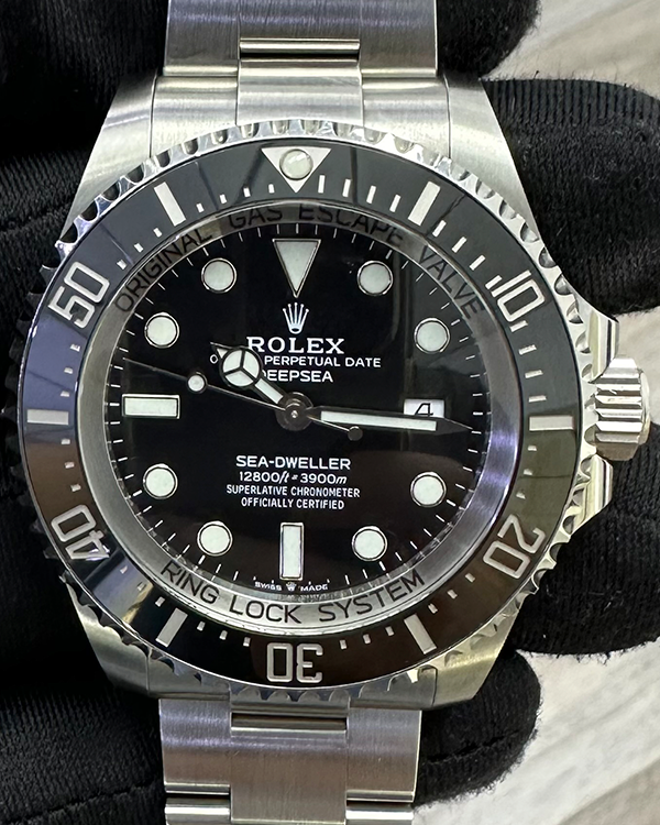 2018 Rolex Sea-Dweller Deepsea 44MM Black Dial Steel Bracelet (126660)