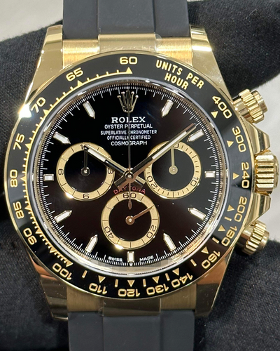 2023 Rolex Cosmograph Daytona 40MM Black Dial Oysterflex Strap (126518LN)