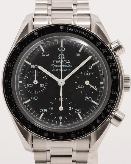 Omega Speedmaster Reduced 39MM Black Dial Steel Bracelet (3510.50.00)