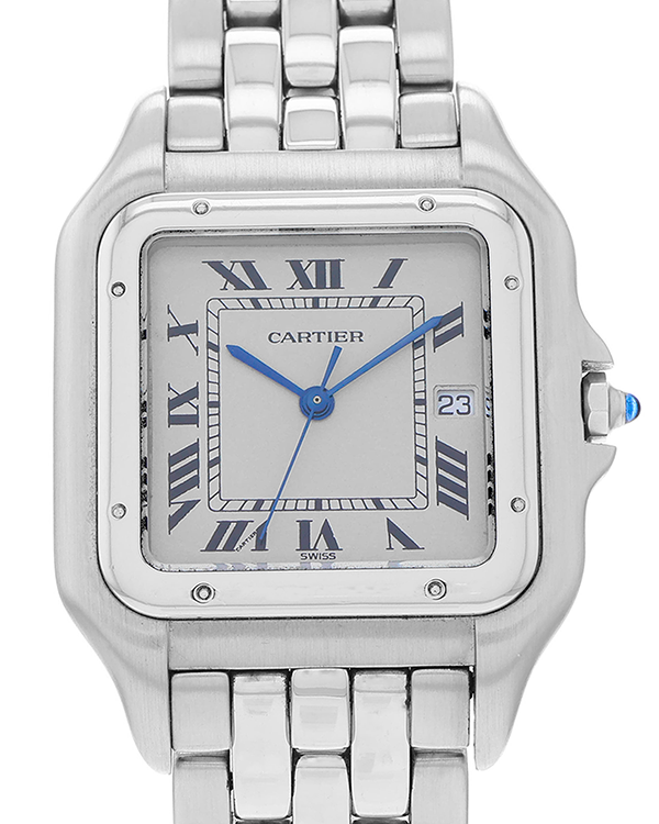 Cartier Panthère 29MM Quartz White Dial Steel Bracelet (W25032P5-1300)