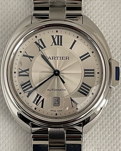 Cartier Cle De Cartier 40MM Silver Dial Steel Bracelet (WSCL0007)