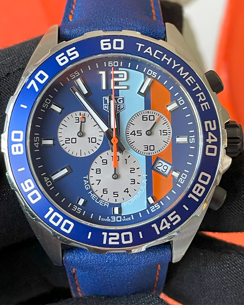 No Reserve - TAG Heuer Formula 1 Quartz Chronograph Gulf Edition