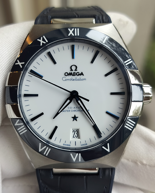 2023 Omega Constellation 41MM White Dial Leather/Rubber Strap (131.33.41.21.04.001)