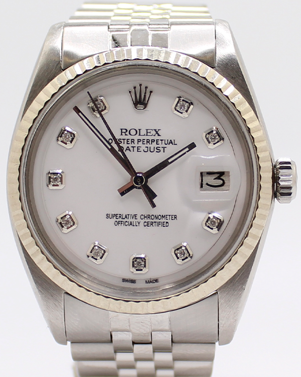 Rolex Datejust 36MM White Dial Jubilee Bracelet (1603)