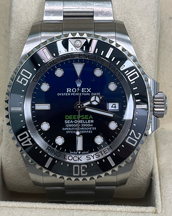 2023 Rolex Sea-Dweller Deepsea "James Cameron" 44MM D-Blue Dial Oyster Bracelet (136660)