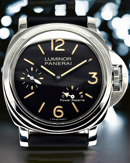 2019 Panerai Luminor 8 Days 44MM Black Dial Rubber Strap (PAM00795)