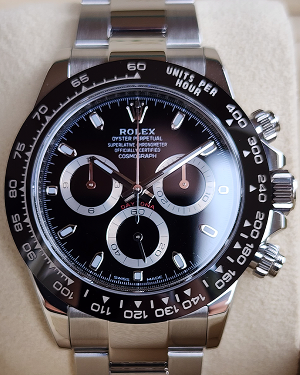 2023 Rolex Cosmograph Daytona 40MM Black Dial Oystersteel Bracelet (116500LN)