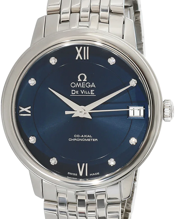 2023 Omega De Ville Prestige 32.7MM Blue Dial Steel Bracelet (424.10.33.20.53.001)