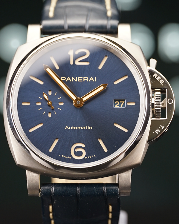 2020 Panerai Luminor Due 42MM Blue Dial Leather Strap (PAM00927)