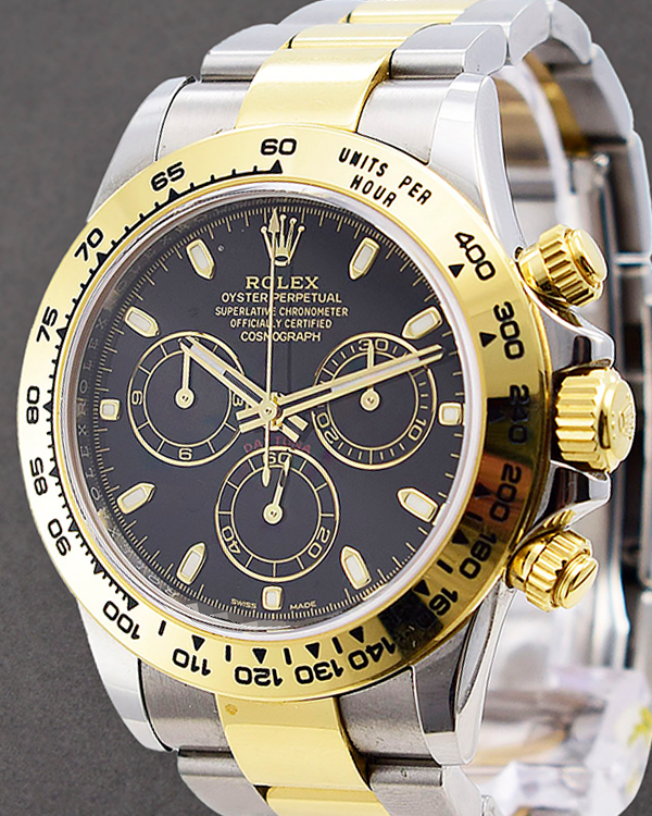 2020 Rolex Cosmograph Daytona 40MM Black Dial Two-Tone Bracelet (116503)