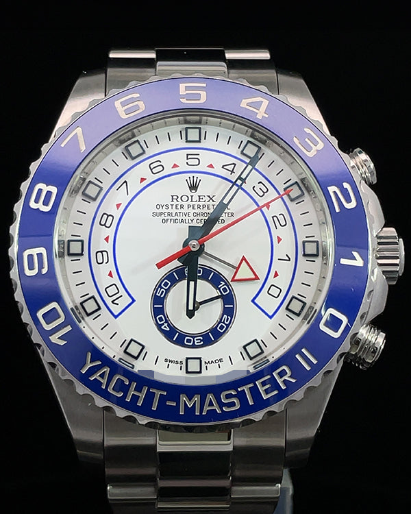 2017 Rolex Yacht-Master II 44MM White Dial Oyster Bracelet (116680)