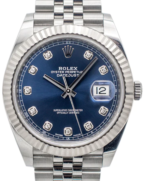 2018 Rolex Datejust 41MM Blue Dial Jubilee Bracelet (126334)