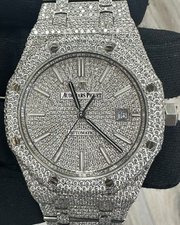 Audemars Piguet Royal Oak 41MM Diamond Dial Steel Bracelet (15400ST)