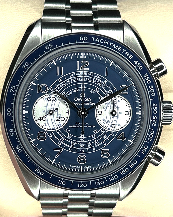 2021 Omega Speedmaster Chronoscope Co-Axial Master Chronometer Chronograph Steel Blue Dial (329.30.43.51.03.001)