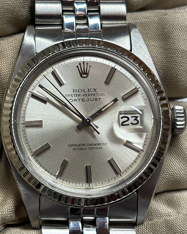 Rolex DateJust 36MM Silver Dial Steel Jubilee Bracelet (1601)