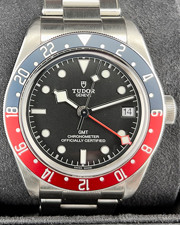 2018 Tudor Black Bay GMT "Pepsi" 41MM Black Dial Steel Bracelet (79830RB)