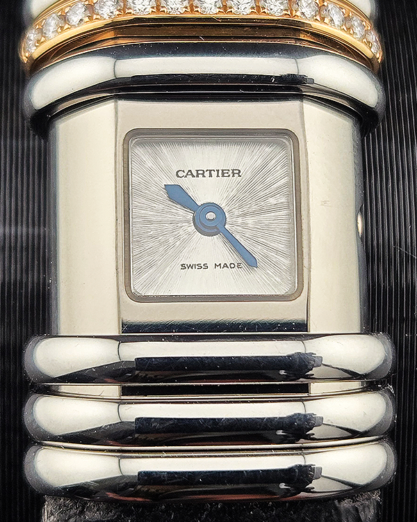 Cartier Declaration de Cartier 16x39MM Quartz Silver Dial Textile Strap (2611)