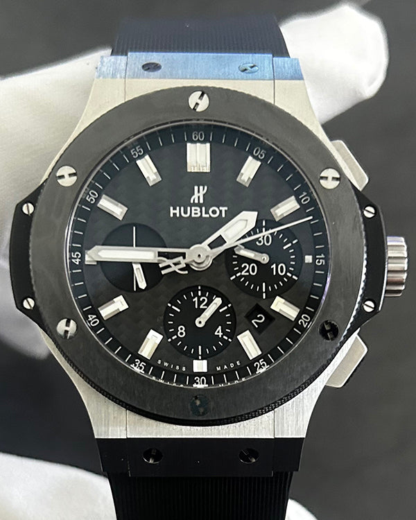 Hublot Big Bang 44MM Black Dial Rubber Strap (301.SM.1770.RX)