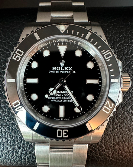 2024 Rolex Submariner No Date 41MM Black Dial Oyster Bracelet (124060)