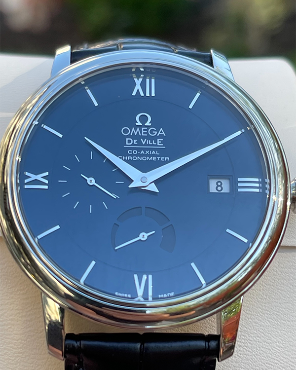 2023 Omega De Ville Prestige Co-Axial Chronometer Steel Blue Dial (424.13.40.21.03.001)