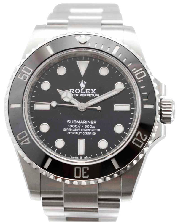 2022 Rolex Submariner No Date 41MM Black Dial Oyster Bracelet (124060)