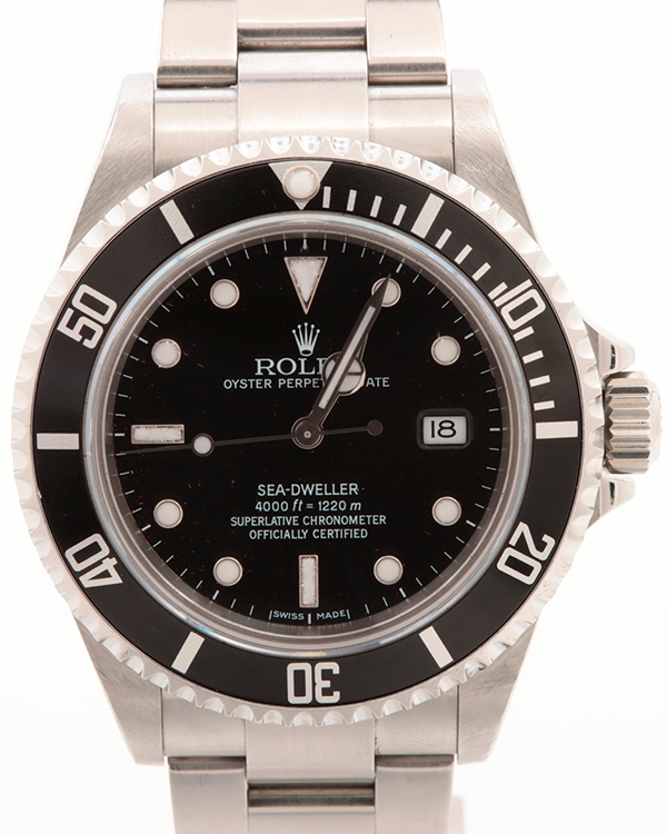 Rolex Sea-Dweller 4000 40MM Black Dial Oyster Bracelet (16600)