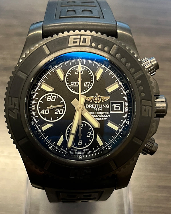 No Reserve - Breitling Superocean Chronograph II Blacksteel Limited Edition (M13341B7/BD11)