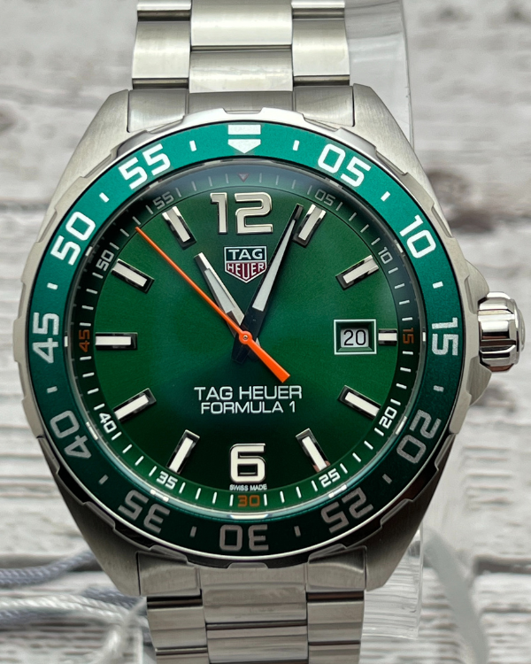 2020 TAG Heuer Formula 1 Quartz 43MM Steel Green Dial (WAZ1017.BA0842)