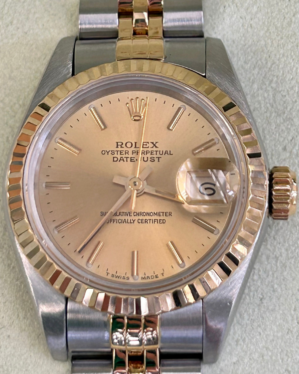 1993 Rolex Lady-Datejust 26mm Two-Tone Jubilee Champagne Dial (69173)