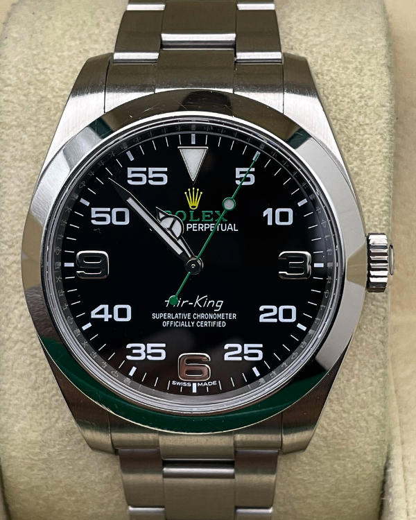 2019 Rolex Air King Oystersteel Black Dial (116900)