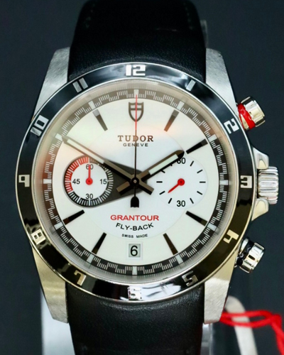 No Reserve - 2014 Tudor Grantour Chrono Fly-Back 42MM Strap White Dial (20550N)