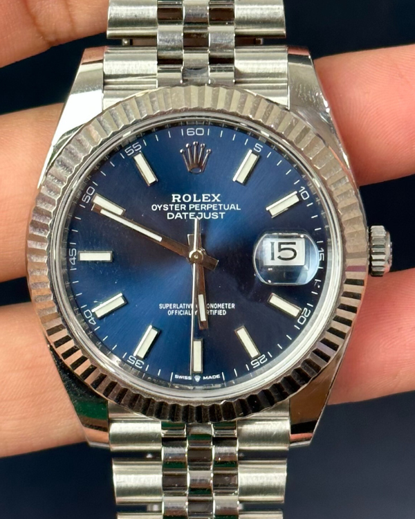 2021 Rolex Datejust 41MM Blue Dial Jubilee Bracelet (126334)