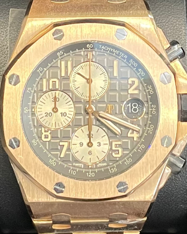 Audemars Piguet Royal Oak Offshore Chronograph 42MM Rose Gold Grey Dial (26470OR)