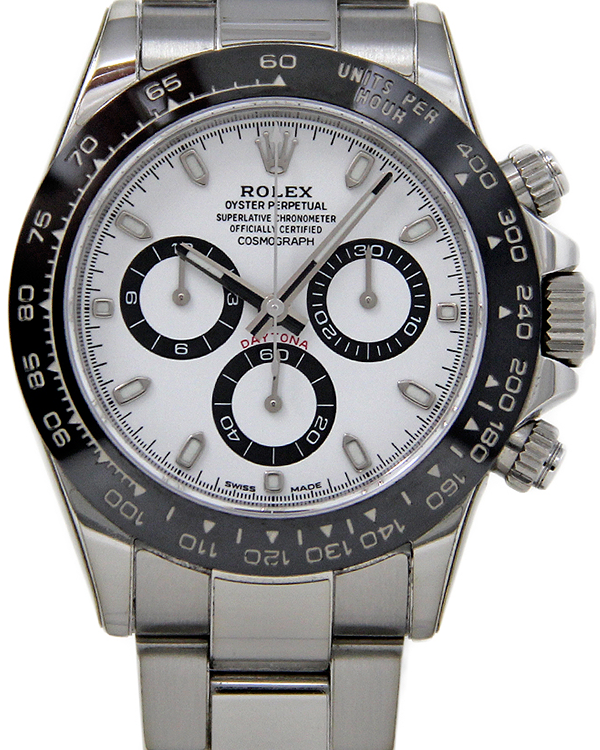 2021 Rolex Cosmograph Daytona 40MM "Panda" White Dial Oystersteel Bracelet (116500LN)