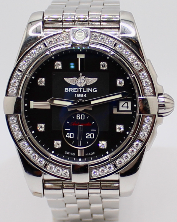 Breitling Galactic 36MM Black Dial Steel Bracelet (A3733053)