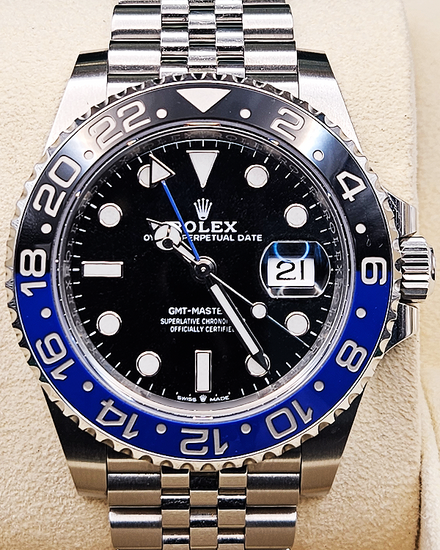 2023 Rolex GMT-Master II "Batgirl" 40MM Black Dial Jubilee Bracelet (126710BLNR)