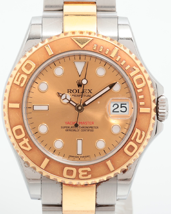 Rolex Yacht-Master 35MM Champagne Dial Two-Tone Bracelet (168623)