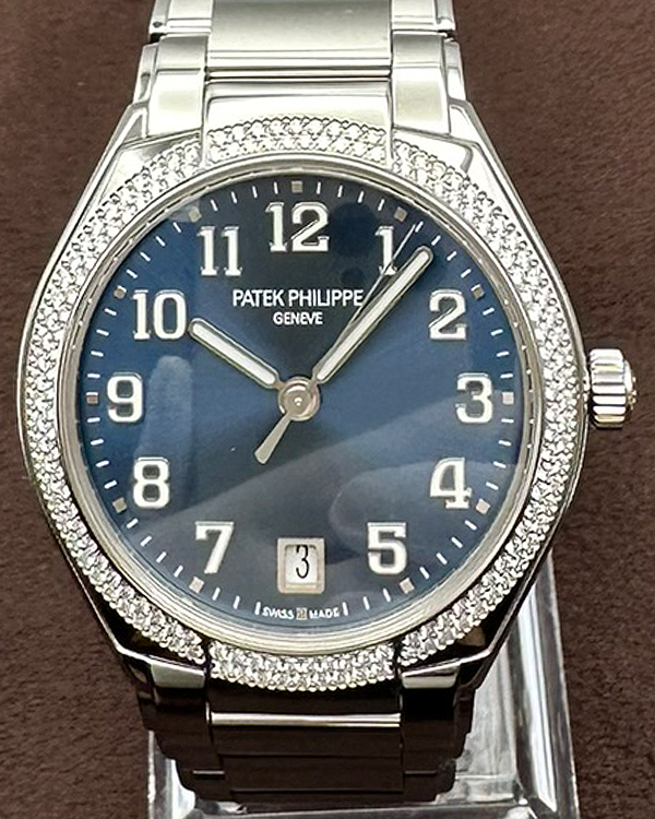 No Reserve - 2023 Patek Philippe Twenty~4 36MM Blue Dial Steel Bracelet (7300/1200A-001)