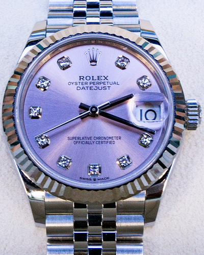 2022 Rolex Datejust 31MM Pink Dial Jubilee Bracelet (278274)