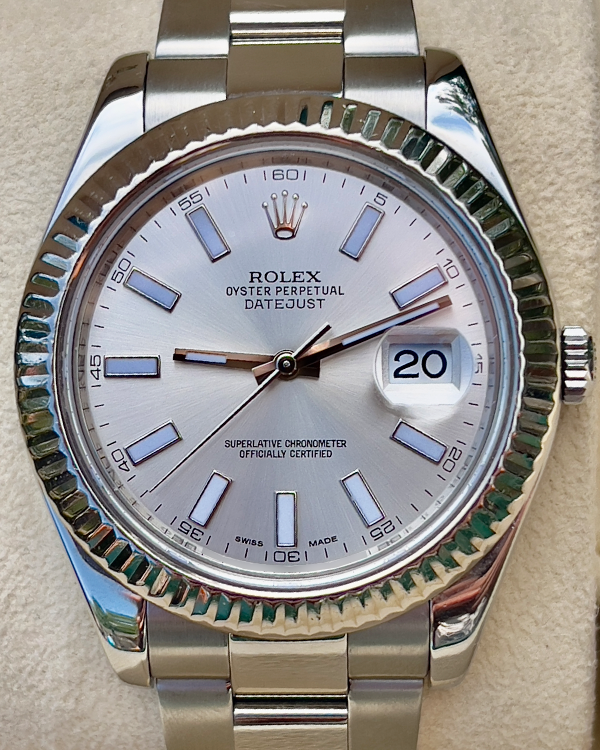 Rolex Datejust II 41MM Silver Dial Oyster Bracelet (116334)