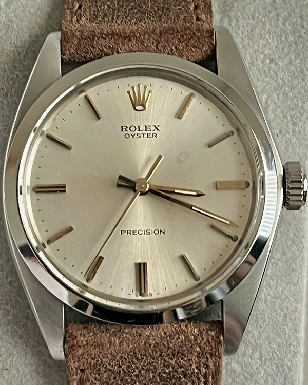 Rolex Oyster Precision Steel Silver Dial (6426)