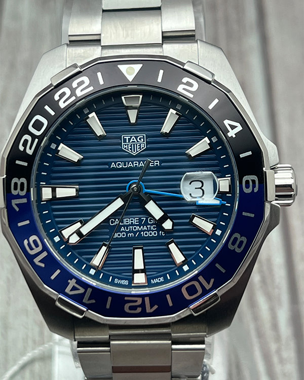 2023 TAG Heuer Aquaracer 300M 43MM Steel Blue Dial (WAY201T.BA0927)