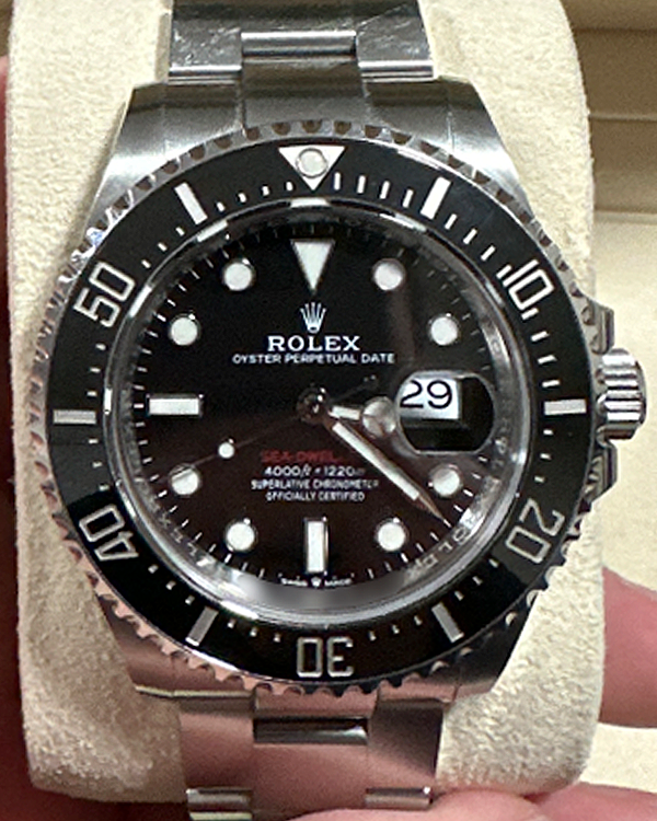 2021 Rolex Sea-Dweller Deepsea 43MM Black Dial Oyster Bracelet (126600)