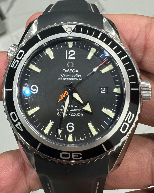 Omega Seamaster Planet Ocean "Casino Royale James Bond 007" L.E. 45.5MM Black Dial Aftermarket Rubber Strap (2907.50.91)