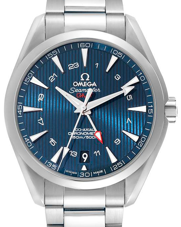 2023 Omega Seamaster Aqua Terra 150M Chronometer GMT 43MM Blue Dial Steel Bracelet (231.10.43.22.03.001)