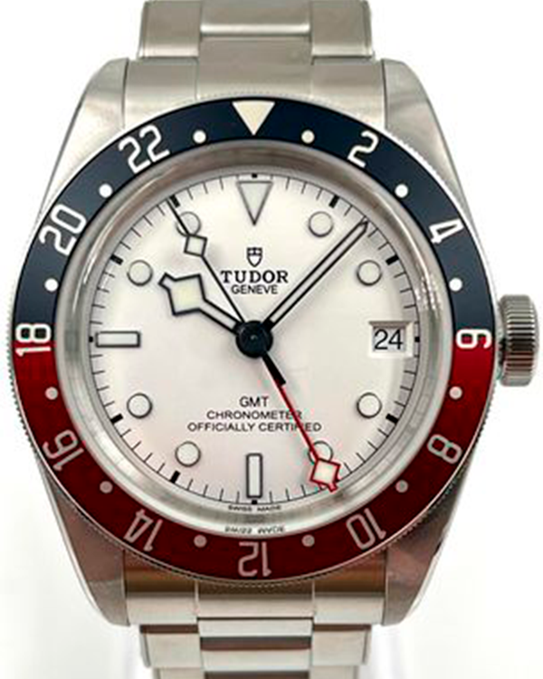 2023 Tudor Black Bay GMT "Pepsi" 41MM White Dial Steel Bracelet (79830RB)